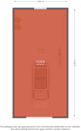 Plattegrond - Clara's Pad 20, 4451 HD Heinkenszand - Garage - markings.jpg